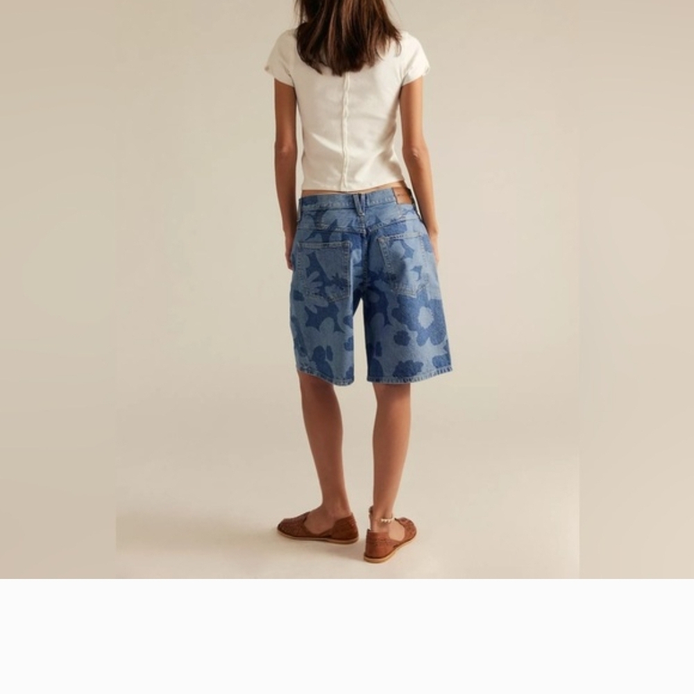 Free People We The Free Montana Shorts SZ. 29 Boho Bermuda Boyfriend - Picture 2 of 8